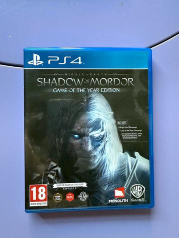 Shadow of Mordor: Game of the Year Edition PS4 beschikbaar voor biedingen