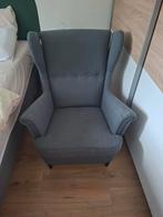 Fauteuil Strandmon Ikea donkergrijs, Ophalen, Gebruikt, 75 tot 100 cm, 50 tot 75 cm