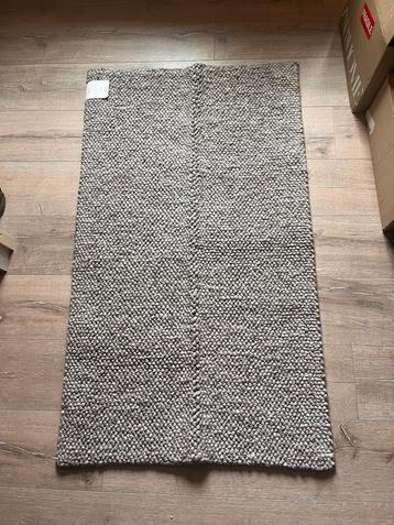 Bruin gemêleerd kleed van wolmix 80x140cm beschikbaar voor biedingen