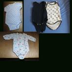 4 rompers, vestje ,2  boxpakjes, spijkerbroekje, maat: 50/56, Nacht- of Onderkleding, Gebruikt, Ophalen of Verzenden, Prenatal