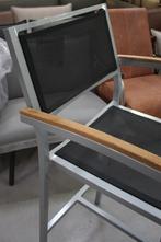 Luxe barstoelen barkrukken tuinstoel aluminium hout terras, Huis en Inrichting, Barkrukken, Ophalen, 5 krukken of meer, Met voetsteun