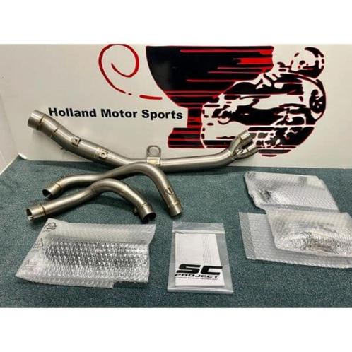 Honda Africa Twin 1100 SC Project titanium uitlaatbochten, Motoren, Accessoires | Overige, Nieuw, Ophalen of Verzenden