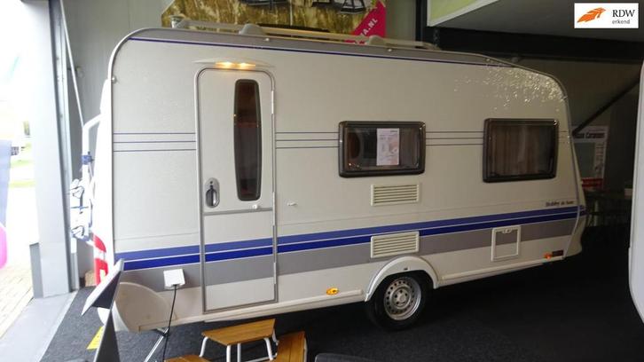 HOBBY de LUXE 440 SF 2008 VASTBED Treinzit UNICO Voortent en, Caravans en Kamperen, Caravans, Bedrijf, tot en met 4, 1000 - 1250 kg