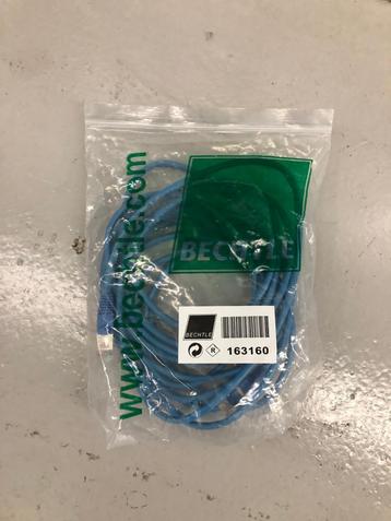 Bechtle Patchkabel RJ45 SF UTP Cat5e 1 m blauw