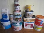 13 potten verf, knauf, parketlak en aquaplan, Doe-het-zelf en Verbouw, Verf, Beits en Lak, Ophalen of Verzenden, Nieuw, Wit