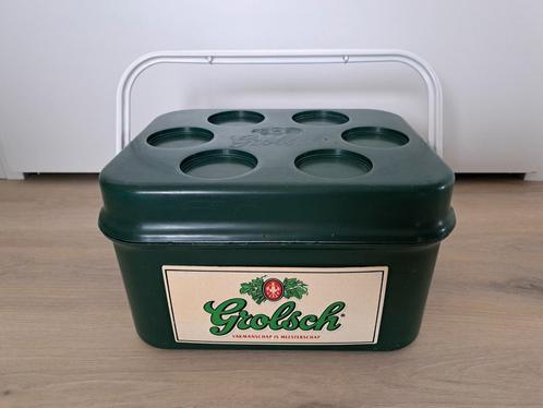 Vintage Grolsch koelbox, Verzamelen, Biermerken, Zo goed als nieuw, Grolsch, Ophalen of Verzenden