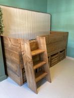 Stoer industrieel bed 90x200 – tijdloos design voor jongens, Kinderen en Baby's, Kinderkamer | Bedden, Ophalen, Zo goed als nieuw
