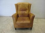 Fraaie klassieke schaapsleren oorfauteuil, Huis en Inrichting, Fauteuils, Niet ingevuld, Gebruikt, Niet ingevuld, Niet ingevuld