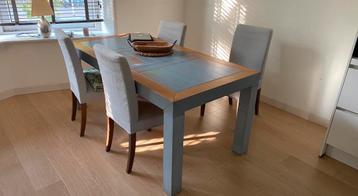 Houten Eettafel - 180x92cm beschikbaar voor biedingen