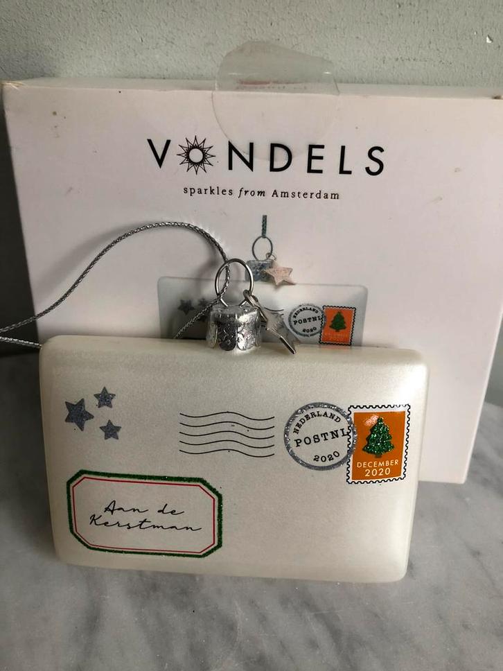 Nieuw Vondels Amsterdam kerst ornament envelop postnl 2020, Diversen, Kerst, Nieuw, Ophalen of Verzenden