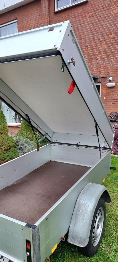 aanhanger anssems--aluminium uitvoering--nieuwstaat, Auto diversen, Aanhangers en Bagagewagens, Zo goed als nieuw, Ophalen