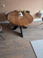 Teak houten eettafel, Huis en Inrichting, Tafels | Eettafels, Ophalen, Gebruikt, Teakhout, 50 tot 100 cm