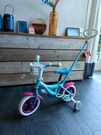 10 inch kinderfiets van Frozen, Fietsen en Brommers, Ophalen, Zo goed als nieuw, Minder dan 16 inch, Zijwieltjes