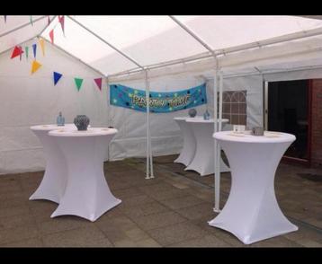 Te huur partytent 3x6 , 3x4, statafel, statafels, stoelen beschikbaar voor biedingen