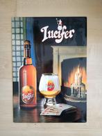 Bierreclamebord Lucifer, Ophalen of Verzenden, Gebruikt, Reclamebord, Plaat of Schild, Overige merken