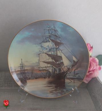 Wandbord Flying Cloud zeilschip Franklin Porcelain 23 cm beschikbaar voor biedingen