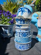 7 vintage chinese thaise bonsai schaaltjes bakjes, Ophalen of Verzenden