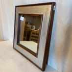 Spiegel - mahonie lijst - 60 x 60 cm - Nieuw bij TTM Wonen, Huis en Inrichting, Woonaccessoires | Spiegels, Vierkant, Nieuw, Info@ttmwonen.nl