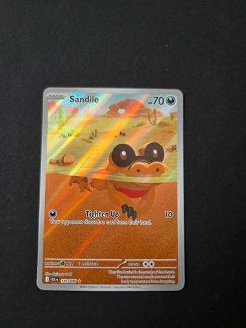 Sandile 135/086 Pokemon Black Bolt ill. Rare beschikbaar voor biedingen