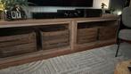 Steigerhout tv meubel dressoir incl.houten kisten, Ophalen of Verzenden, 25 tot 50 cm