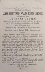 van den bemd-van den berg-v.d.bergh-van den bergh-besems, Ophalen of Verzenden