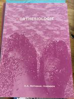 H.A. Rothman-Harmsen - Orthesiologie, Ophalen of Verzenden, Zo goed als nieuw, H.A. Rothman-Harmsen, Nederlands