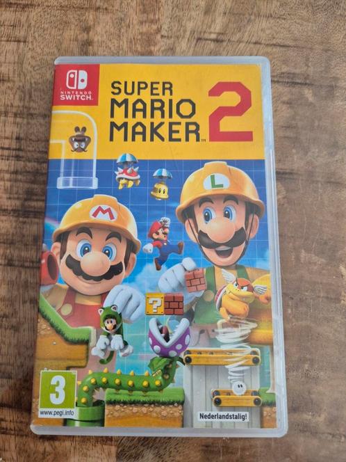 Super Mario Maker 2, Spelcomputers en Games, Games | Nintendo Switch, Zo goed als nieuw, Avontuur en Actie, 3 spelers of meer