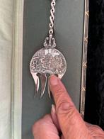 Zilveren Broodvork - Lopende Leeuw - 19,5 cm, Antiek en Kunst, Ophalen of Verzenden, Zilver