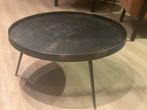 Salontafel staallook - diameter 70cm, Huis en Inrichting, Ophalen, 50 tot 100 cm, Rond, 50 tot 100 cm