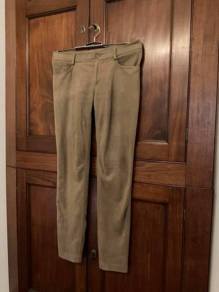 Irie Wash broek S beige suède achtige stof legging Pauw, Kleding | Dames, Broeken en Pantalons, Gedragen, Maat 36 (S), Beige, Lang