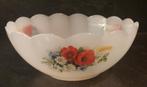 Arcopal schaaltje met klaproos, Gebruikt, Ophalen of Verzenden, Overige stijlen, Glas