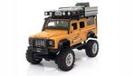 22567 D90X28 metalen crawler geel 1/28 4WD RTR, Hobby en Vrije tijd, Modelbouw | Radiografisch | Auto's, Nieuw, Auto offroad, Elektro