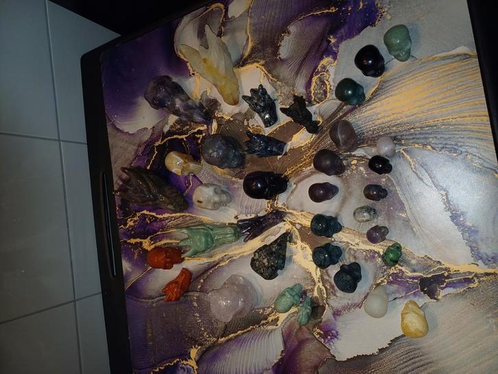 Edelsteen skulls, Verzamelen, Mineralen en Fossielen, Ophalen