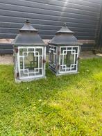 Decoratie lantaarns, Tuin en Terras, Buitenverlichting, Ophalen, Staande lamp, Zo goed als nieuw, Waterbestendig