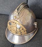 Franse antieke brandweerhelm. M15. Zeldzaam., Ophalen of Verzenden, Landmacht, Overige gebieden