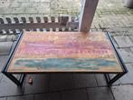Mooi industriele salontafel., Huis en Inrichting, Tafels | Salontafels, Ophalen, 100 tot 150 cm, 50 tot 100 cm, Zo goed als nieuw