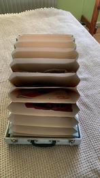 Platenkoffer met 78 platen, Ophalen