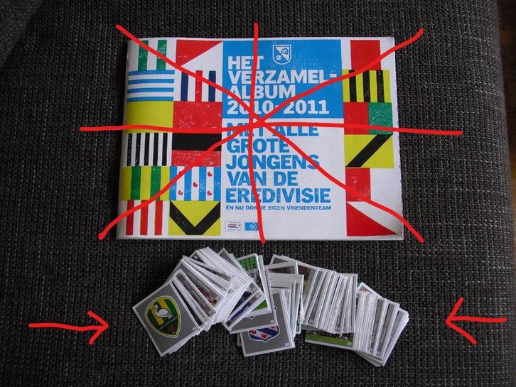 AH eredivisie 2010/2011, 387 stickers + items AH, zie foto`s, Verzamelen, Supermarktacties, Albert Heijn, Ophalen of Verzenden