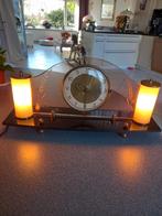 Zeer mooie oude klok met lampjes puntgaaf, Ophalen of Verzenden