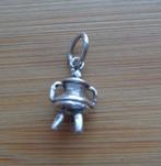 zilveren vintage bedel kookpot [574], Overige merken, Verzenden, Zo goed als nieuw, 1 bedel