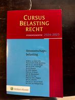 Cursus Belastingrecht - Vennootschapsbelasting, Ophalen of Verzenden, Alpha, Zo goed als nieuw, WO