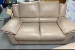Lederen Natuzzi Salon - Fauteuil & Tweezitsbank, Huis en Inrichting, Ophalen, Gebruikt, 150 tot 200 cm, Tweepersoons