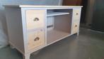 Gerestyled houten TV-meubel – warm beige – uniek stuk!, Ophalen, 100 tot 150 cm, Minder dan 100 cm, 25 tot 50 cm