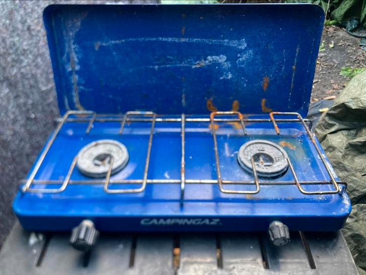 Campingaz Base Camp kooktoestel 2 x 1600 Watt branders, Caravans en Kamperen, Kampeeraccessoires, Zo goed als nieuw, Ophalen of Verzenden