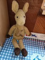 Kangaroe knuffel met kind in buidel 57 cm groot, Ophalen of Verzenden