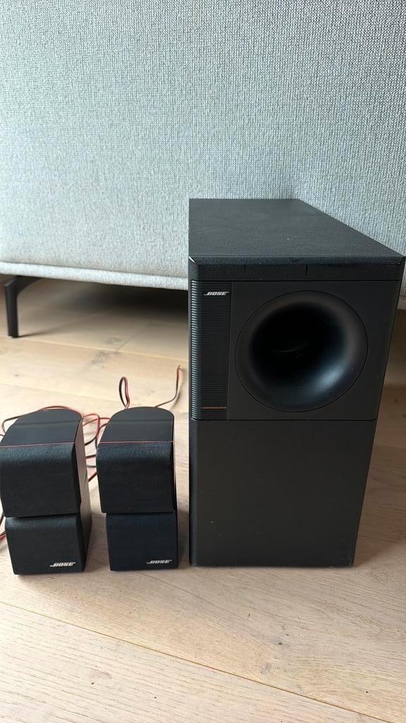 Bose Acoustimass 5 Series II Speakersysteem, Audio, Tv en Foto, Luidsprekers, Gebruikt, Front, Rear of Stereo speakers, Bose, Ophalen
