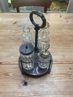 Antiek Walker & Hall olie en azijn stel, Antiek en Kunst, Ophalen of Verzenden