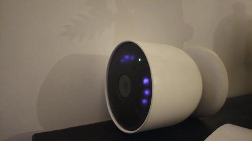 Nest Cam Outdoor of indoor (Batterij/Voeding), Audio, Tv en Foto, Videobewaking, Zo goed als nieuw, Buitencamera, Ophalen of Verzenden