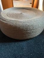 Mooie poef te koop, Ophalen of Verzenden, Zo goed als nieuw, Rond, 50 tot 75 cm