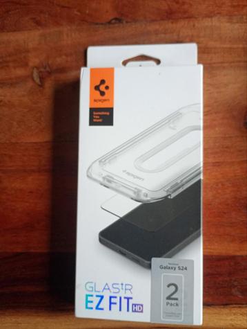 Nieuw Spigen Glas.tR EZ FIT HD - Galaxy S24 - 2 Stuks beschikbaar voor biedingen